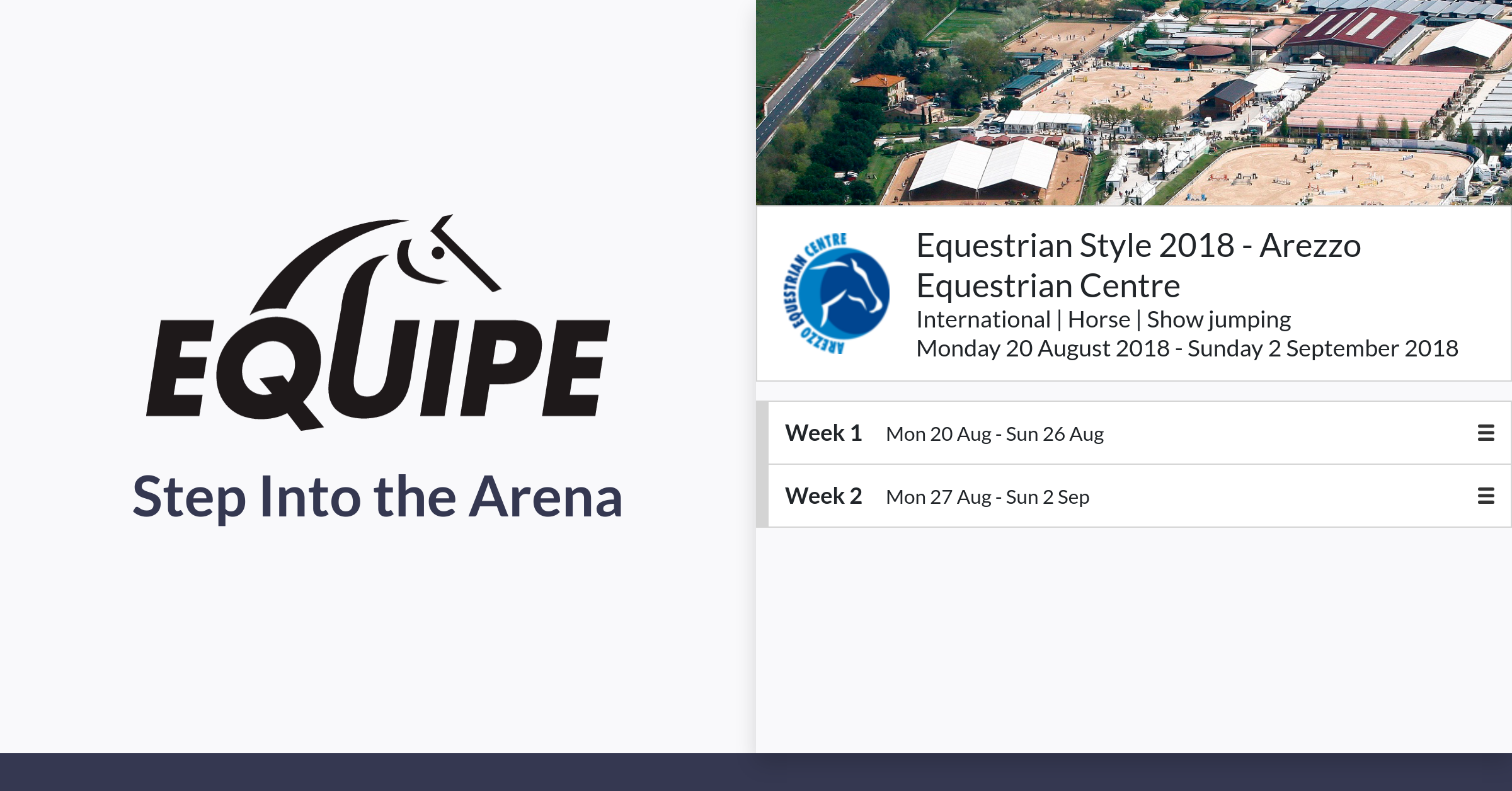 Equestrian Style 2018 Arezzo Equestrian Centre